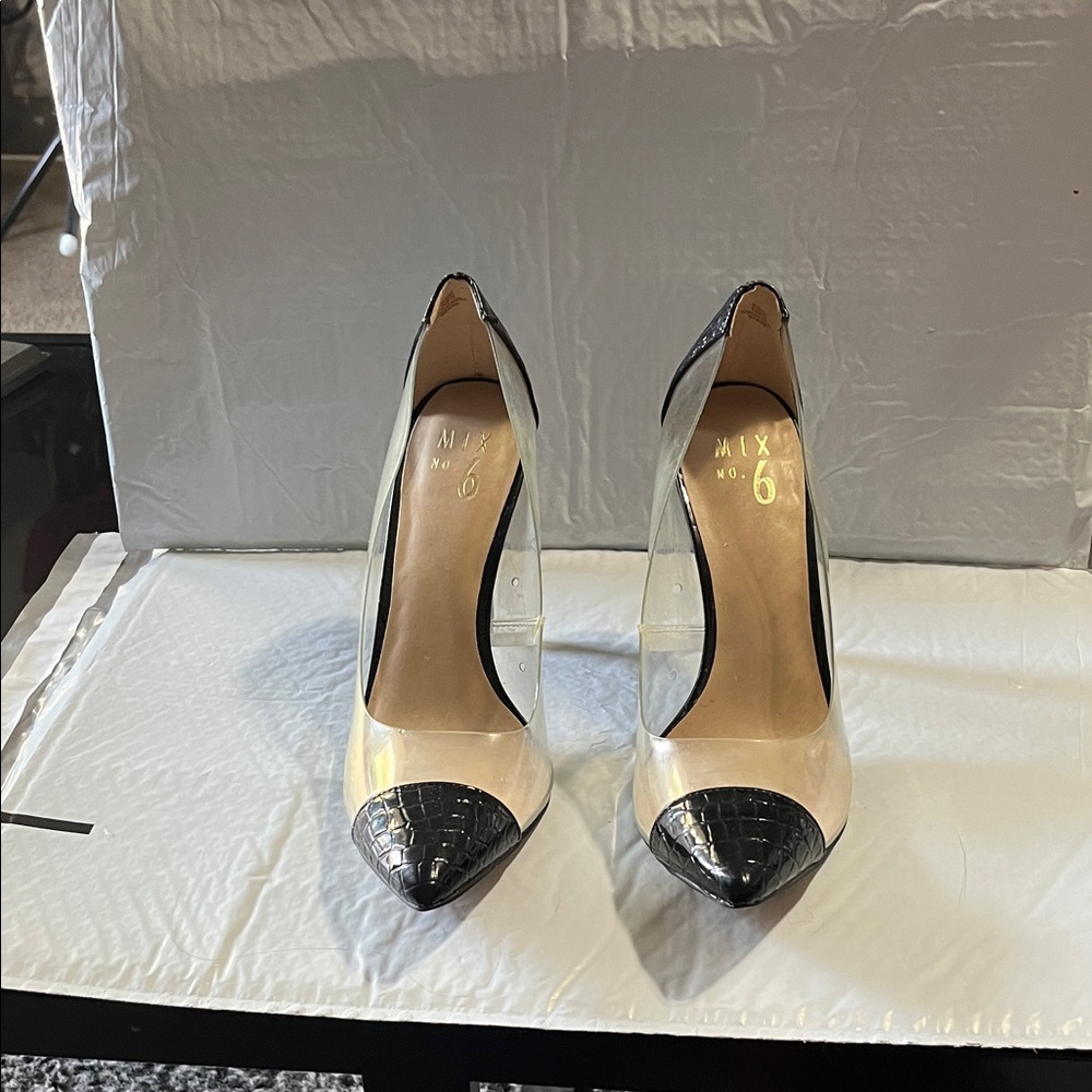 Mix No. 6 Black and Cream Heels